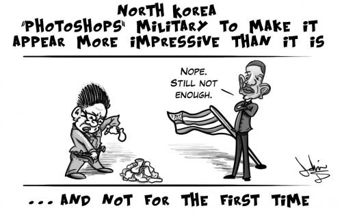 North Korea Photoshops